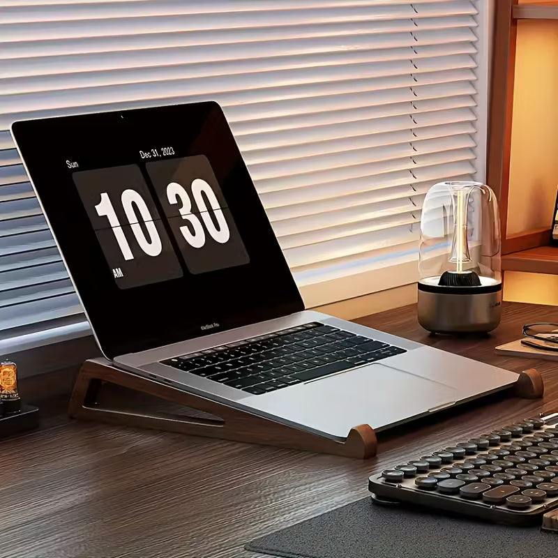 Support d'ordinateur portable pliable en bois